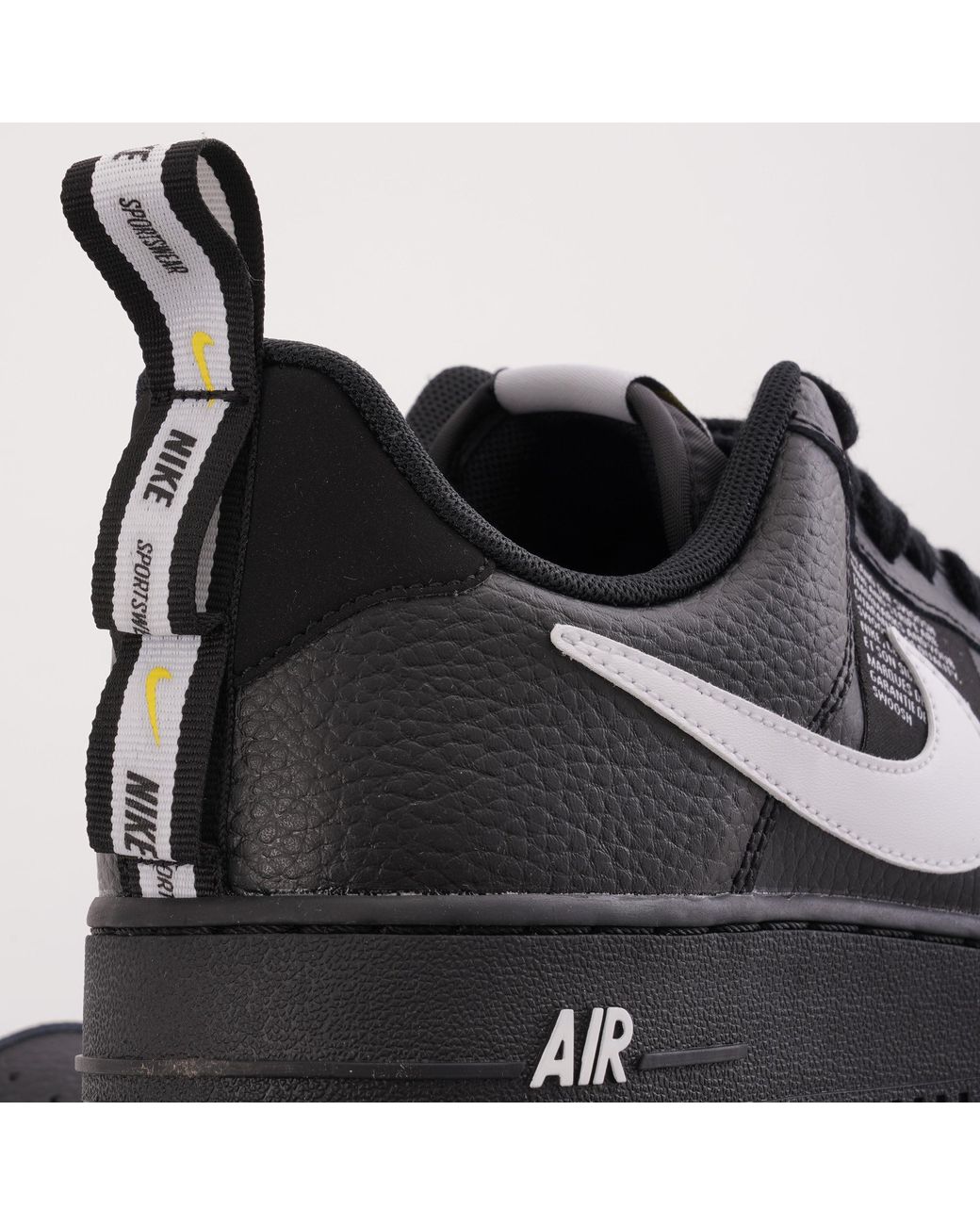 Nike Leather Air Force 1 '07 Lv8 Utility - Black, White & Tour Yellow for  Men | Lyst Australia