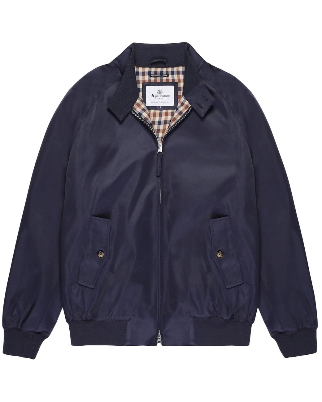 Aquascutum Blue Archival Harrington Jacket for men