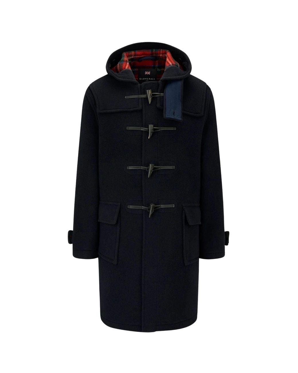 Gloverall Black Morris Duffle Coat for men