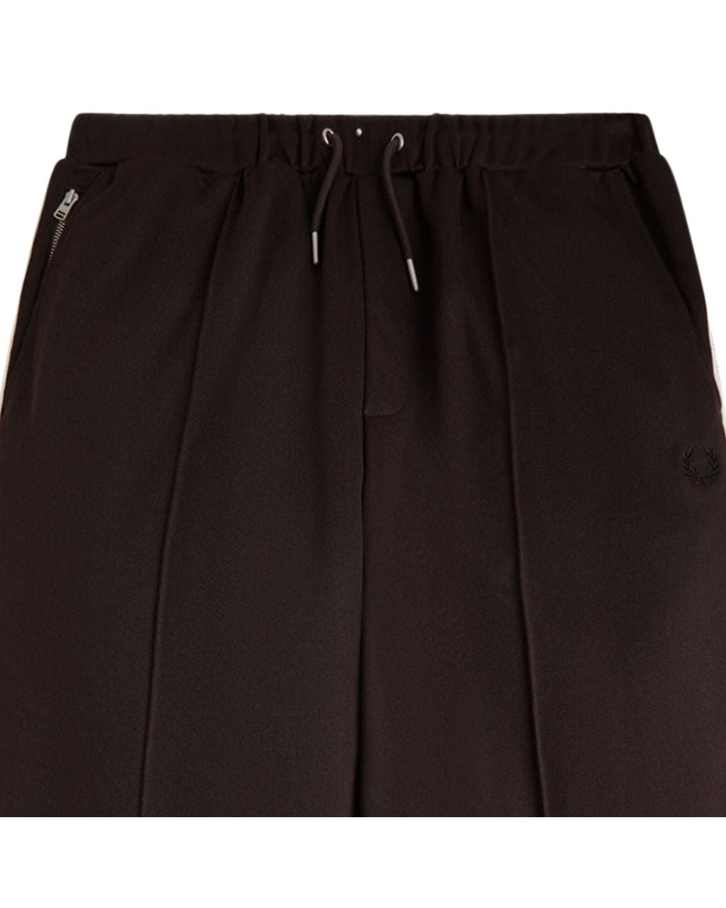 Fred Perry Black Tennis Net Tape Track Pant for men