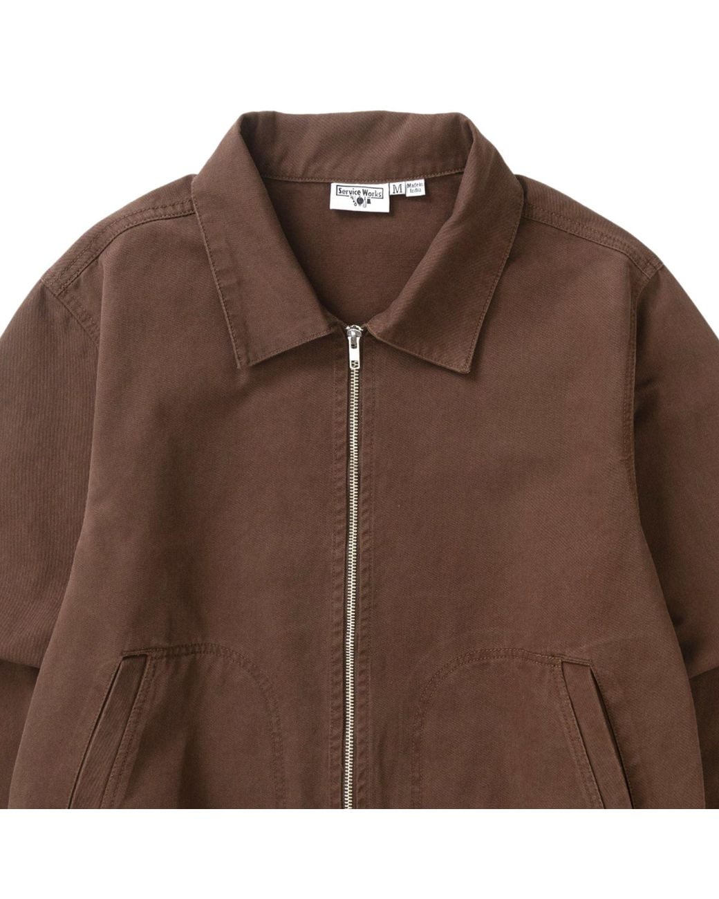 Service Works Brown Twill Work Jacket for men