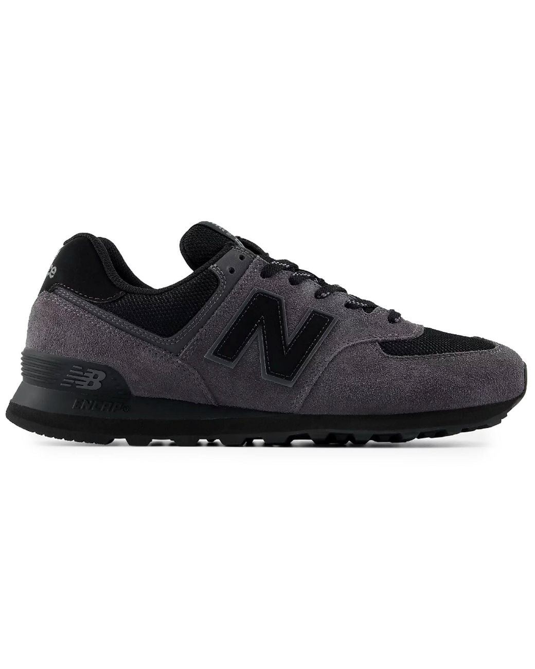 New Balance Black 574 Shoes for men