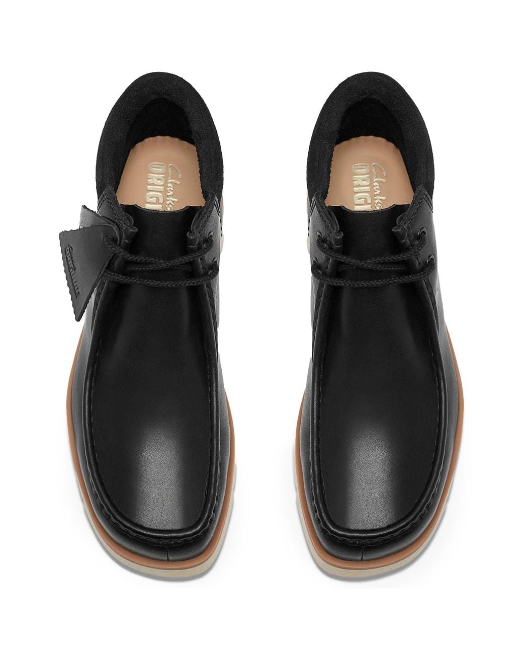 Clarks Black Walla Orkhon Shoes for men