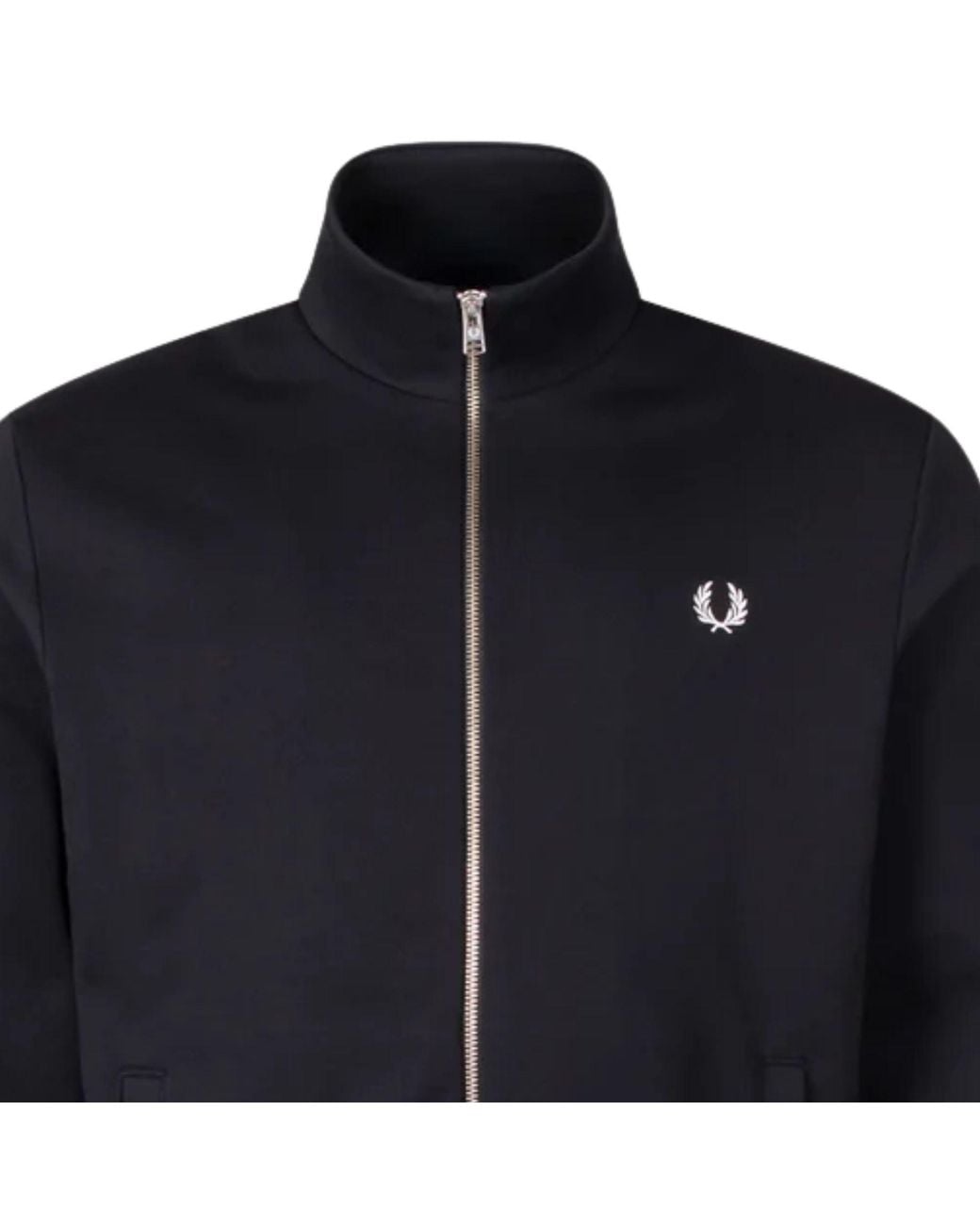 Fred Perry Blue Zip Through Sweatshirt for men