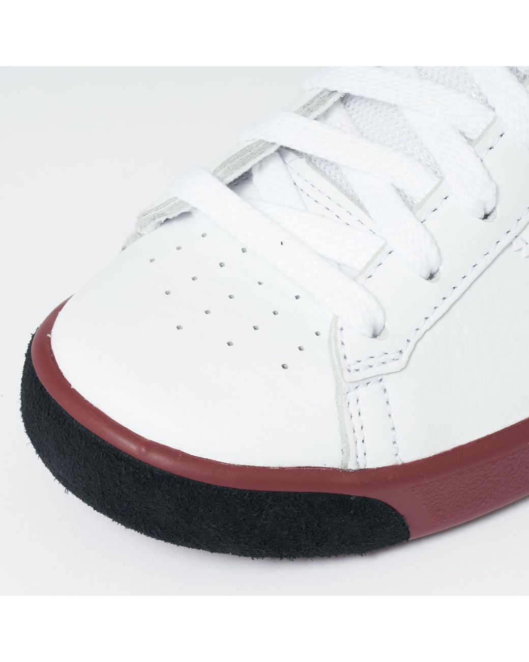 adidas Originals Leather Forest Hills - White & Burgundy for Men | Lyst UK