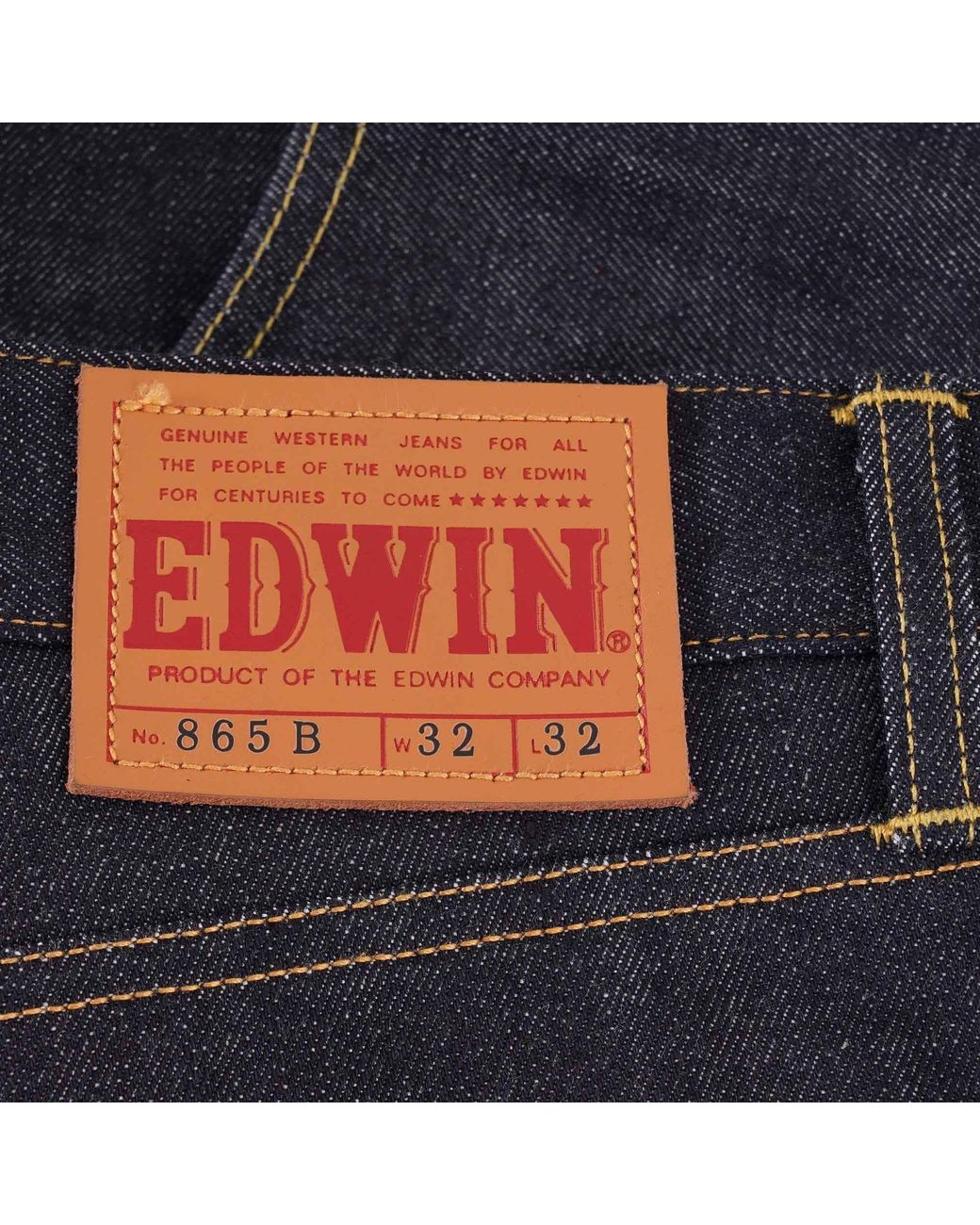 Edwin Blue Nashville Listed Selvedge Denim for men