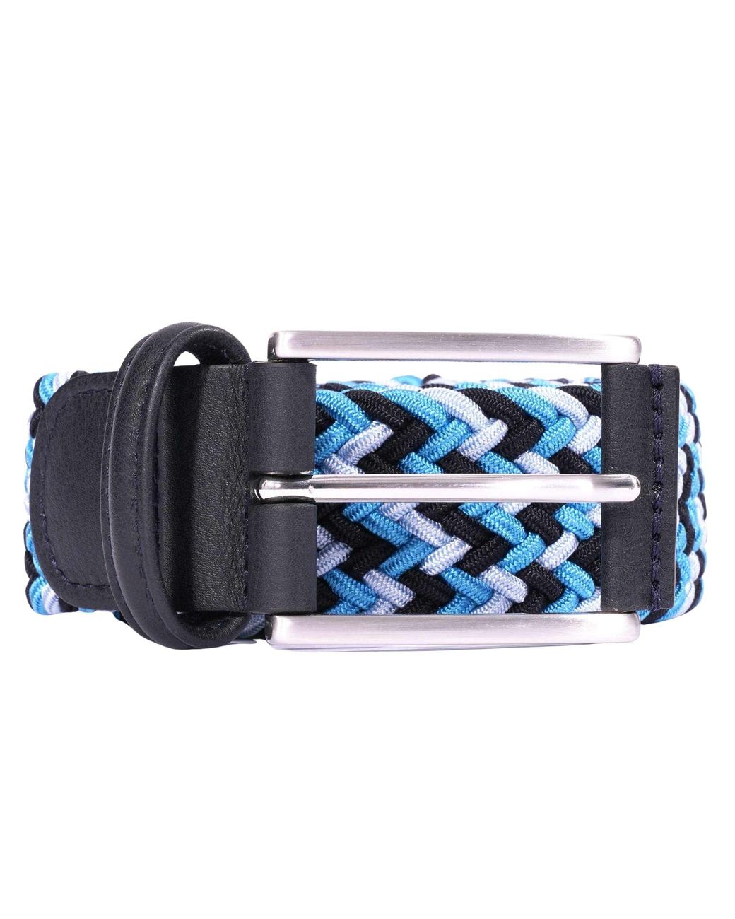 Andersons Blue Woven Belt for men