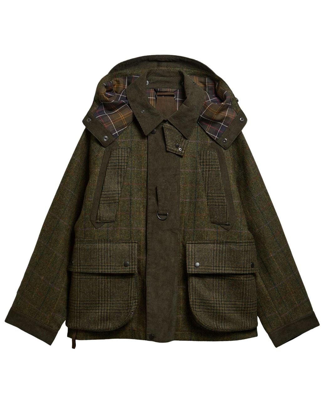 Barbour X Norbit Green Wool Jacket for men