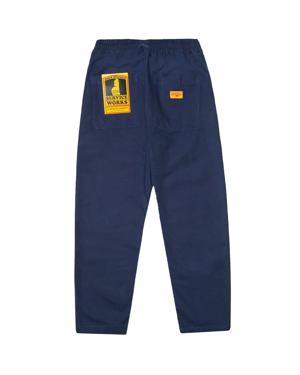Service Works Blue Classic Chef Pants for men