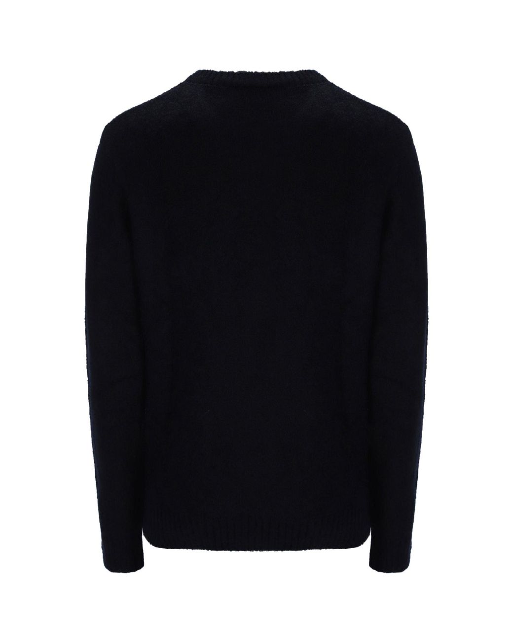 Sergio Tacchini Black Caputo Crewneck Knitted Jumper for men