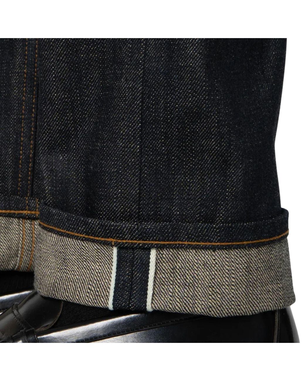 Naked & Famous Gray Weird Guy Harionago Selvedge for men