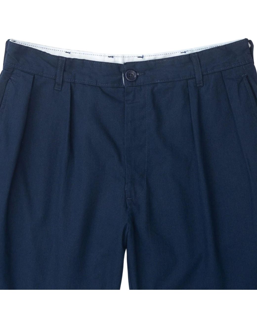 Service Works Blue Twill Part Timer Shorts for men
