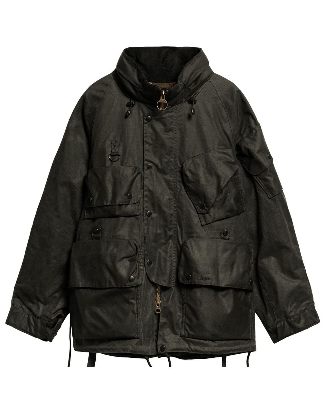 Barbour X Norbit Black Ripstop Wax Jacket for men