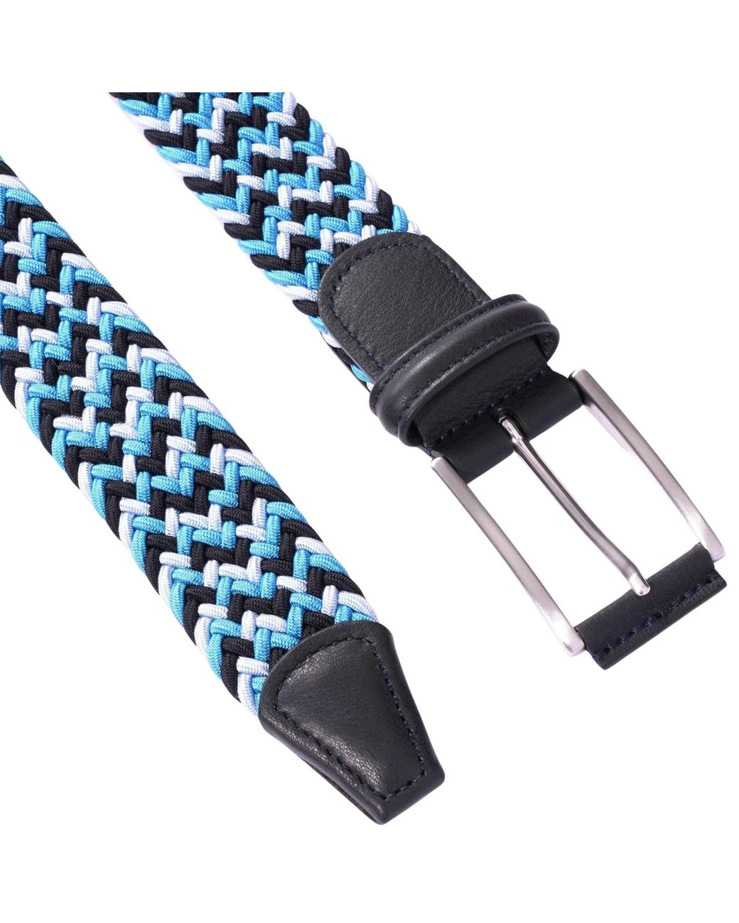 Andersons Blue Woven Belt for men