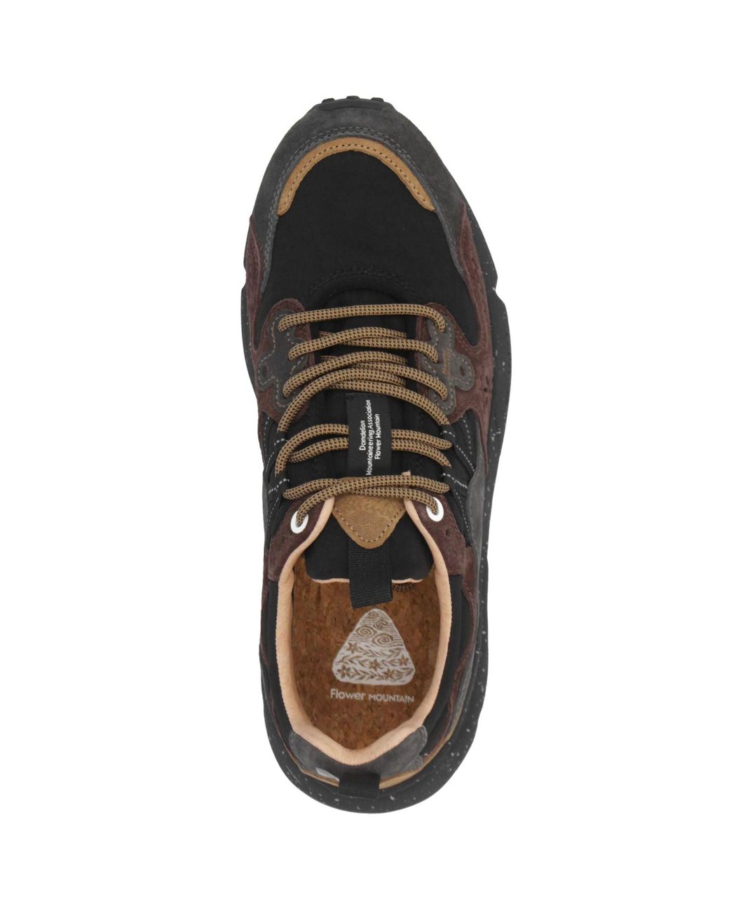Flower Mountain Black Yamano 3 Trainers for men