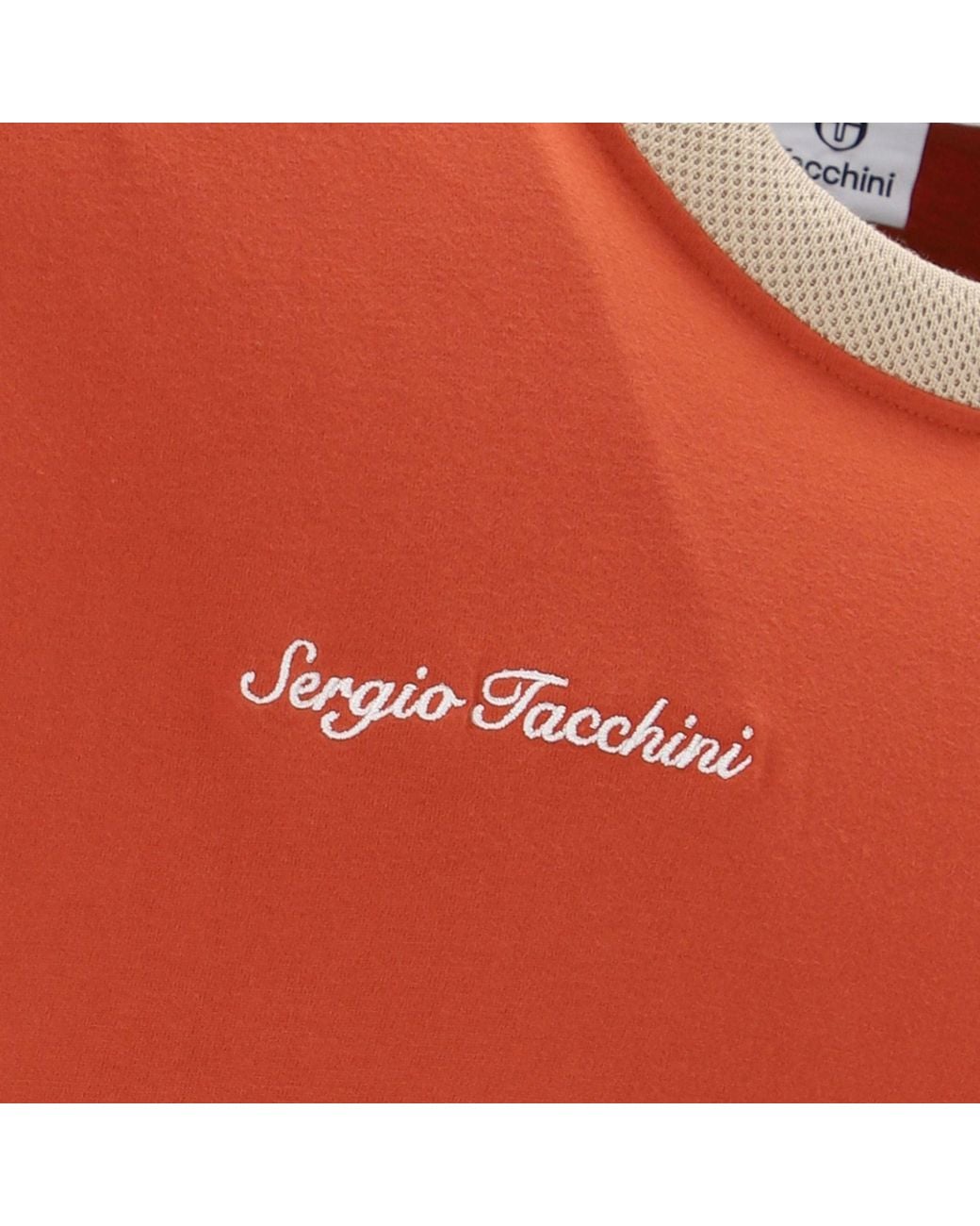 Sergio Tacchini Orange Berto T-Shirt for men