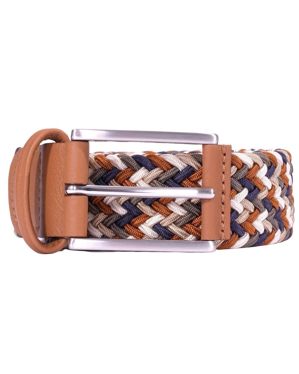 Andersons Pink Woven Belt for men