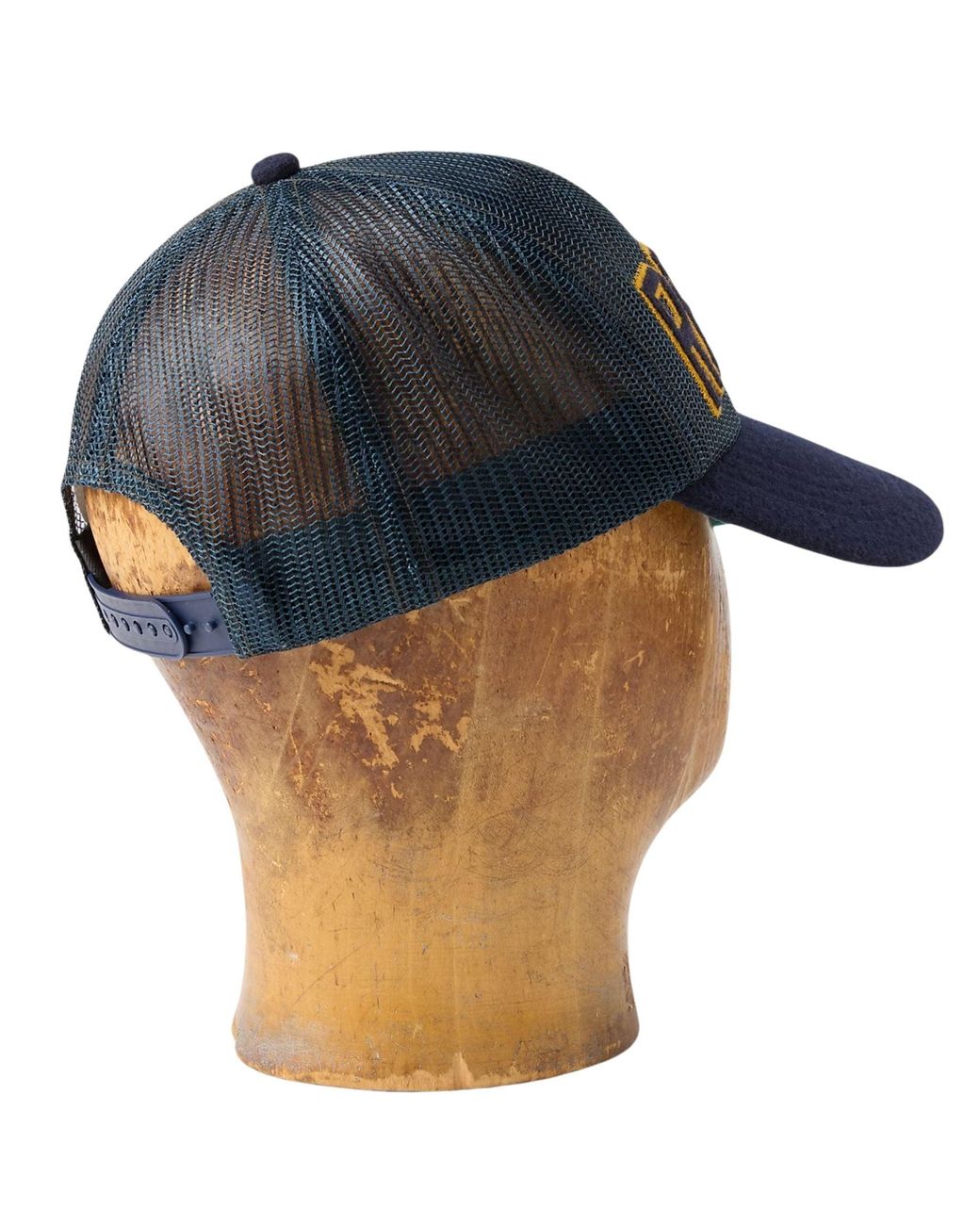 RRL Blue Felt-Bill Mesh Trucker Cap for men