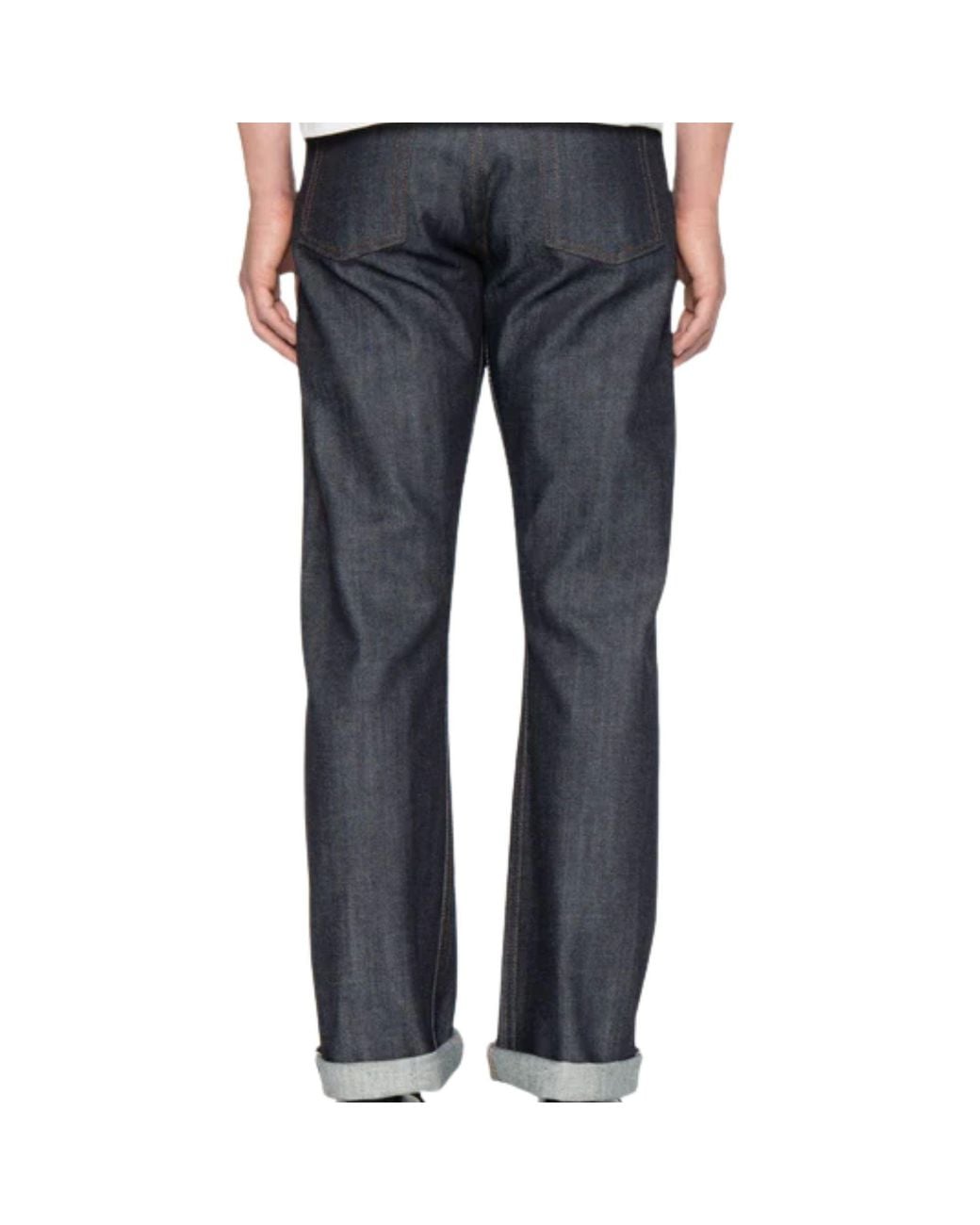 Naked & Famous Black True Guy Stretch Selvedge for men