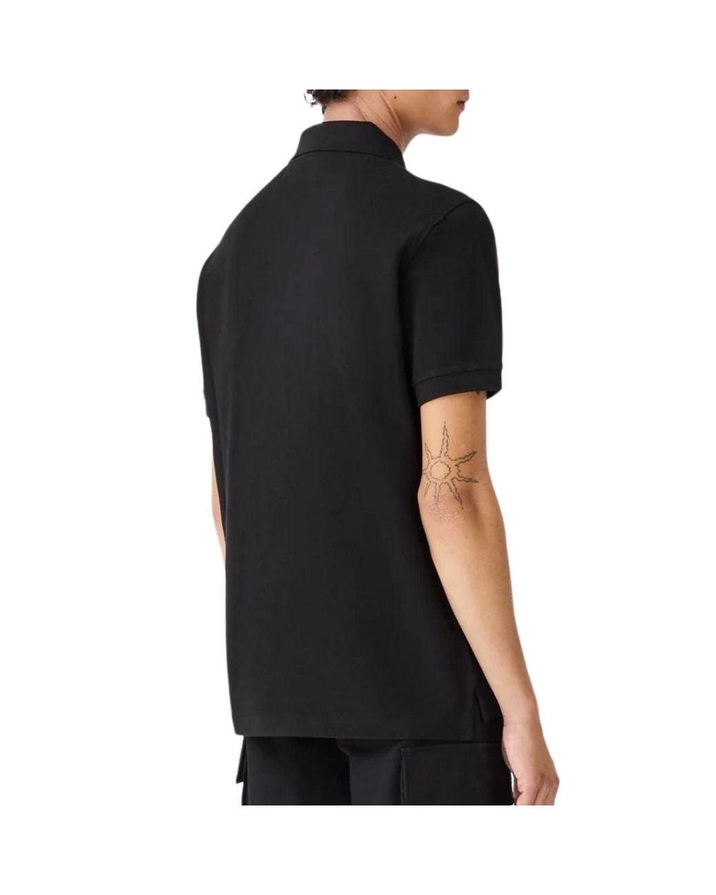 Belstaff Black Short Sleeve Polo Shirt for men