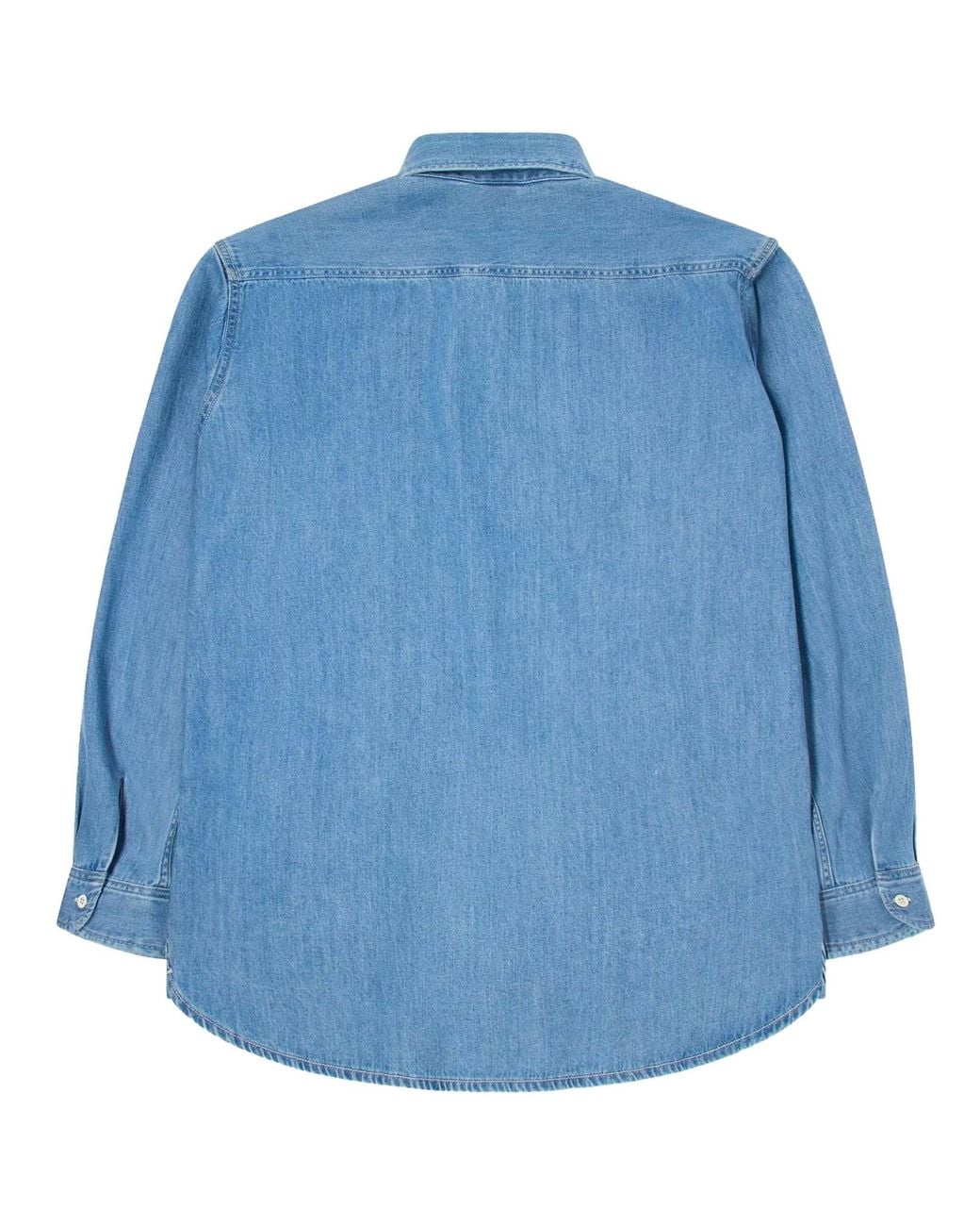 Edwin Blue Denim Work Shirt for men