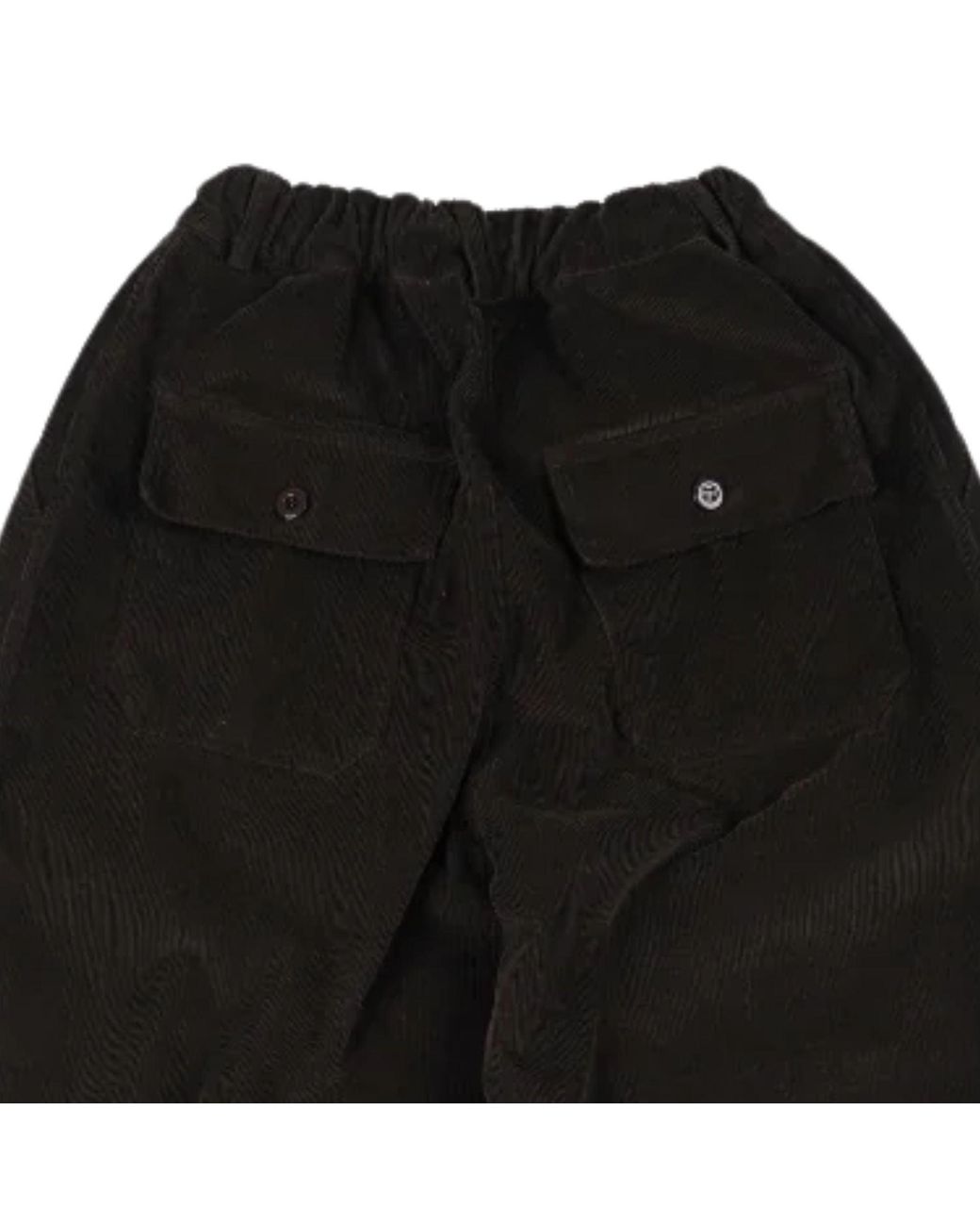 FRIZMWORKS Black Corduroy Balloon Pants for men