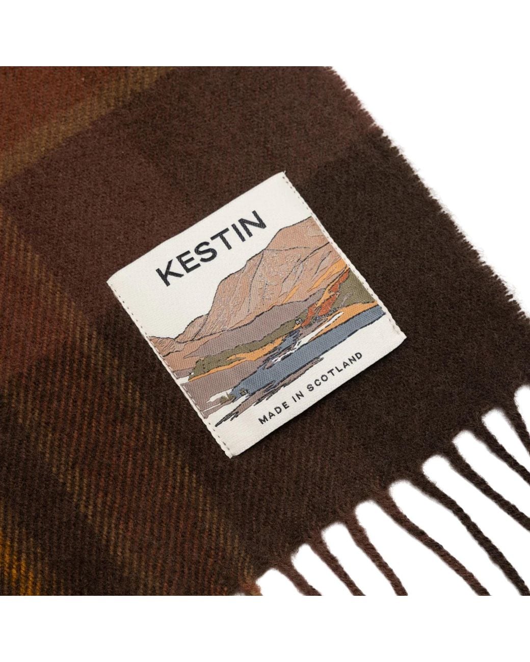 Kestin Brown Gala Scarf for men