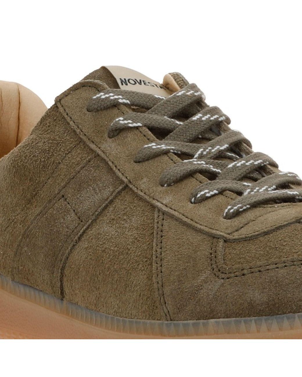 Novesta Brown All Suede German Army Trainer Gat for men