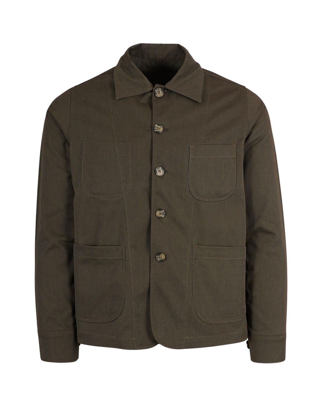 real hoxton Green Chore Jacket for men