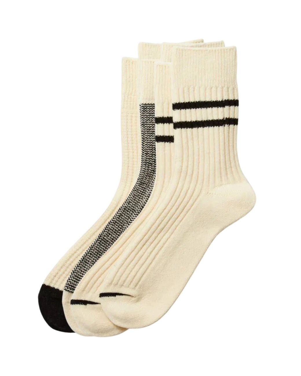RoToTo Socks Natural Daily 3 Pack Socks for men