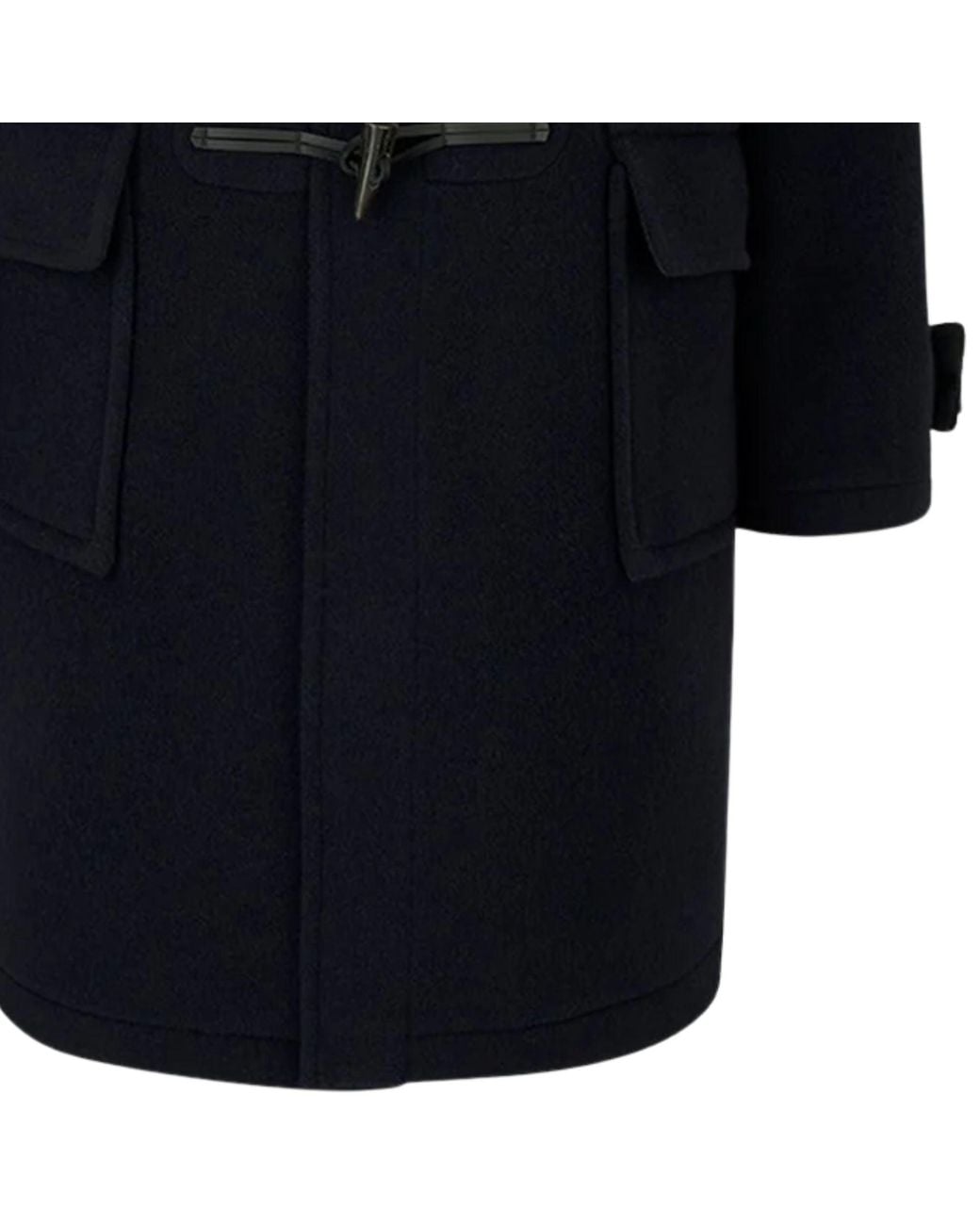 Gloverall Black Morris Duffle Coat for men