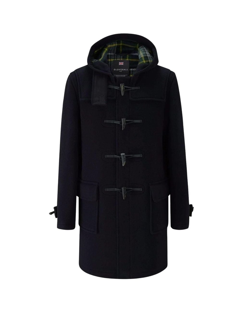 Gloverall Black Morris Duffel Coat for men