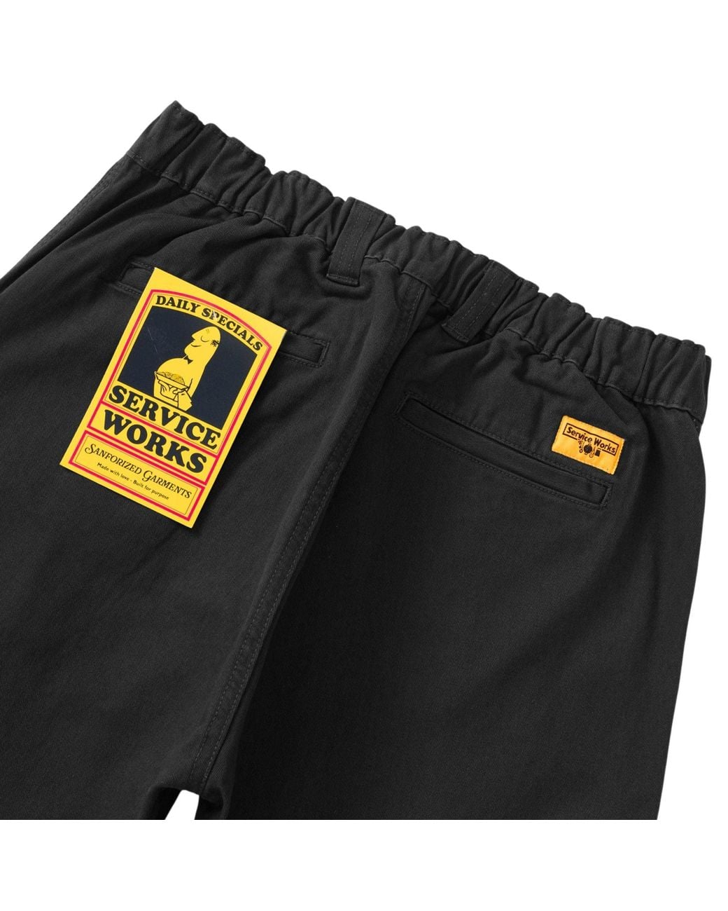 Service Works Gray Twill Waiter Pants for men