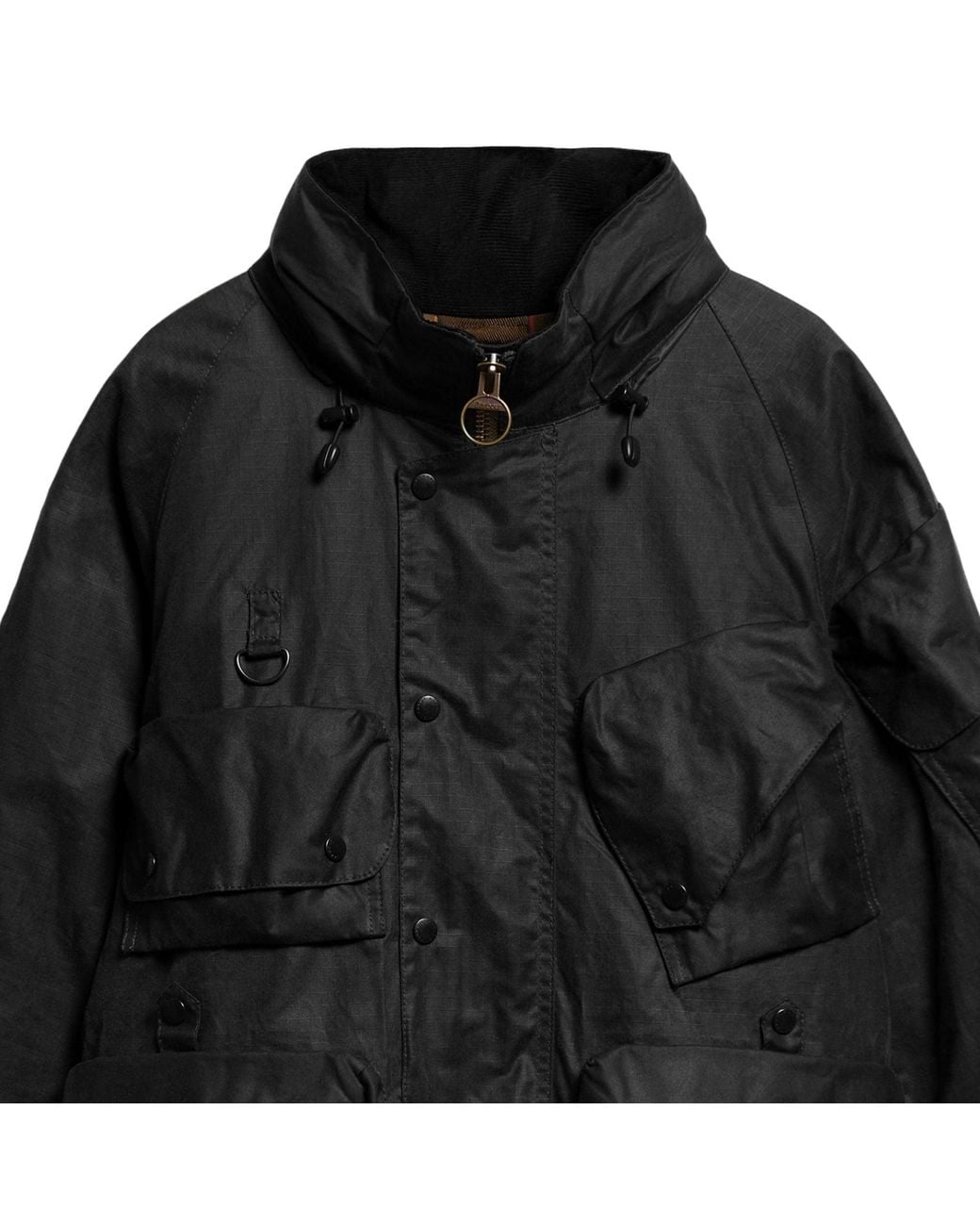 Barbour X Norbit Black Ripstop Wax Jacket for men
