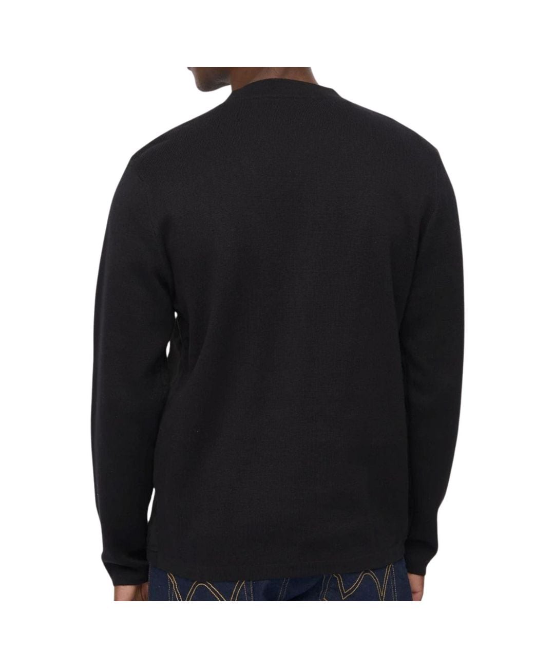 Gabicci Black Hurst Long Sleeve Knit Cardigan for men