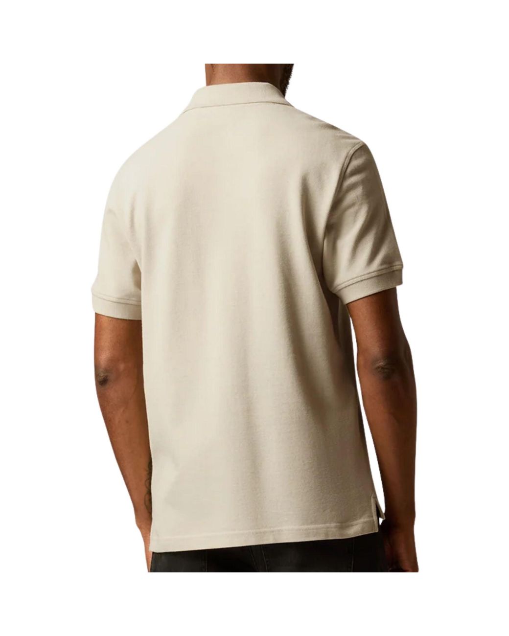 Belstaff Natural Short Sleeve Polo Shirt for men