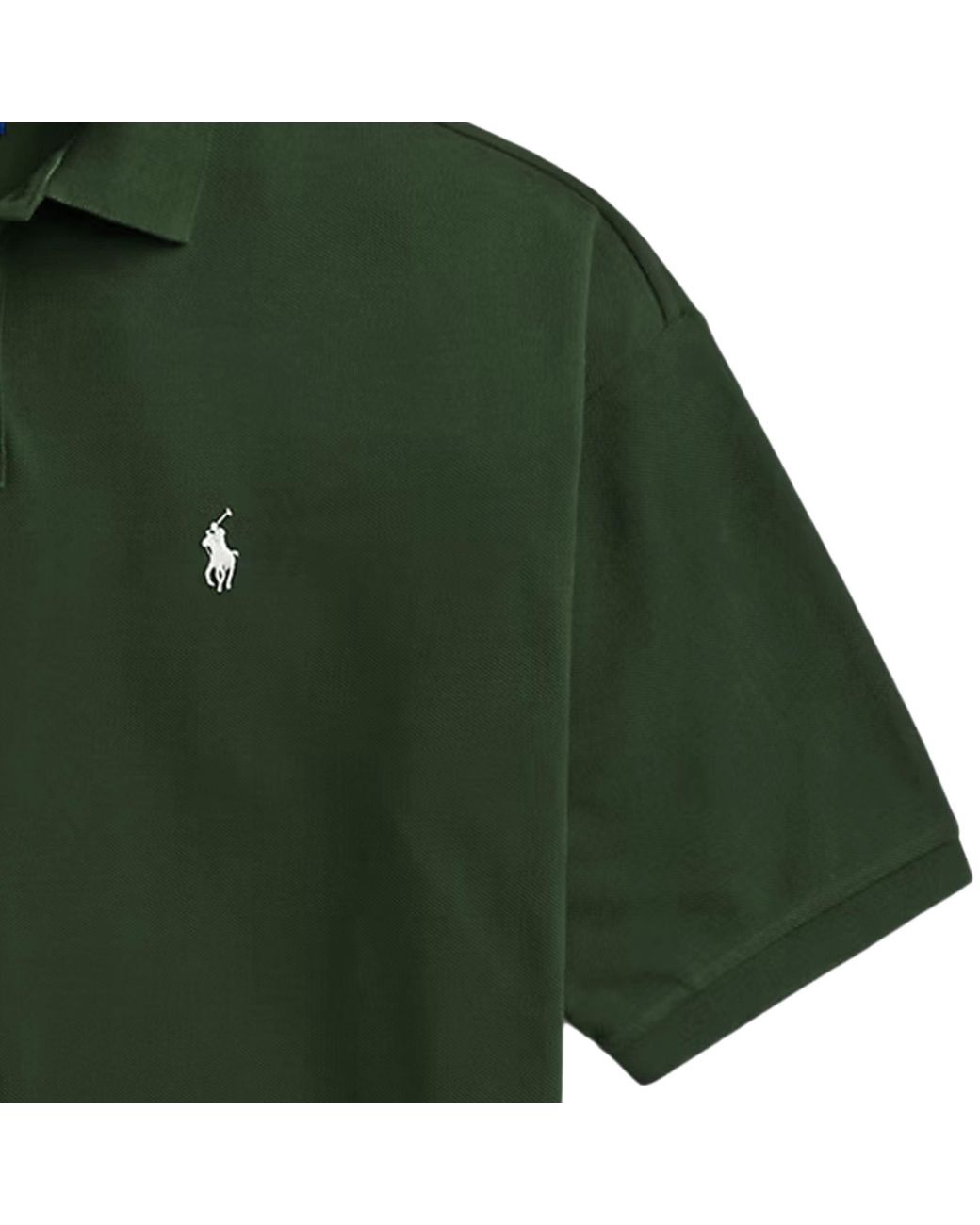 Polo Ralph Lauren Green Relaxed Fit Mesh Polo Shirt for men