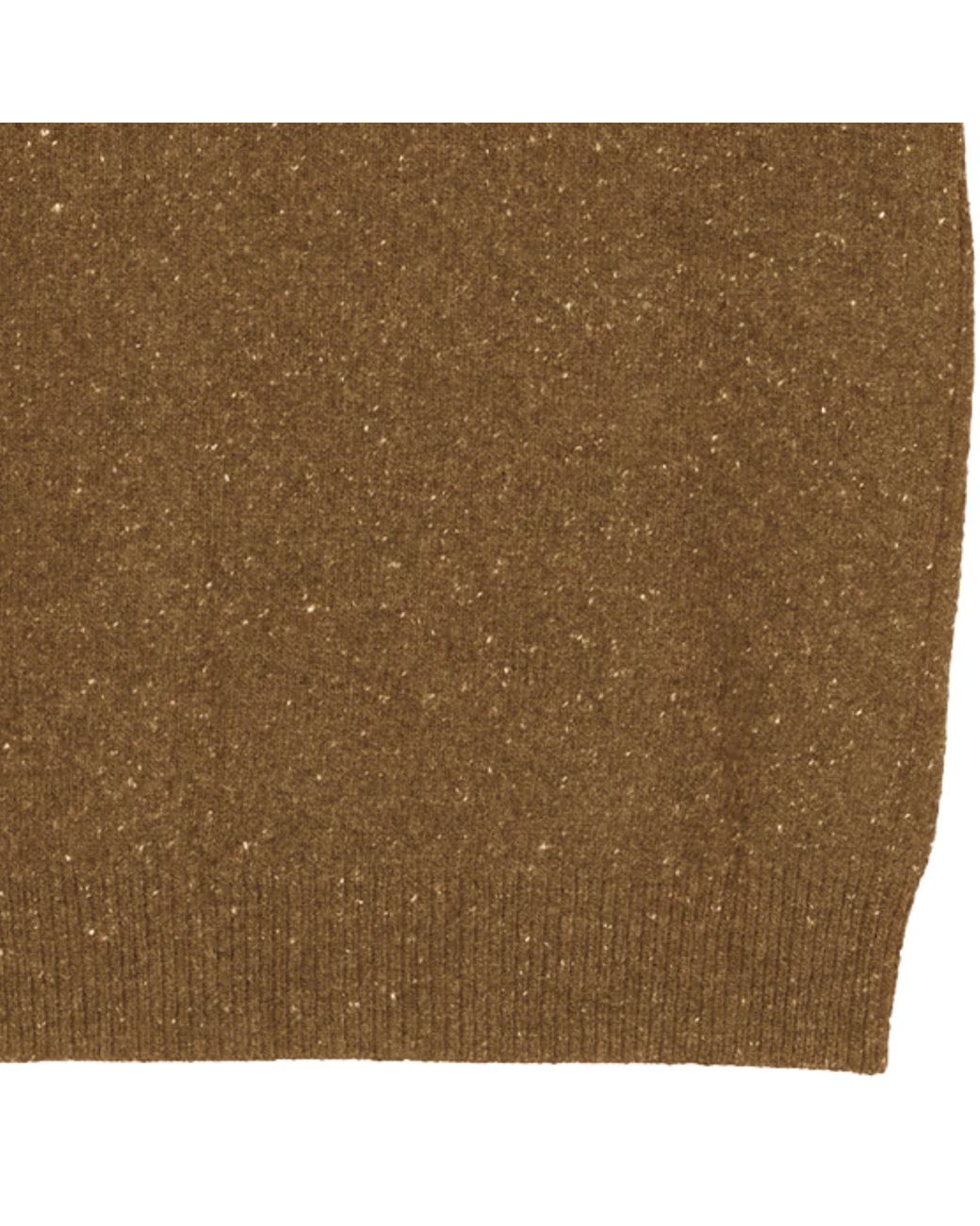 Universal Works Brown Sweater Vest Wool Fleck for men