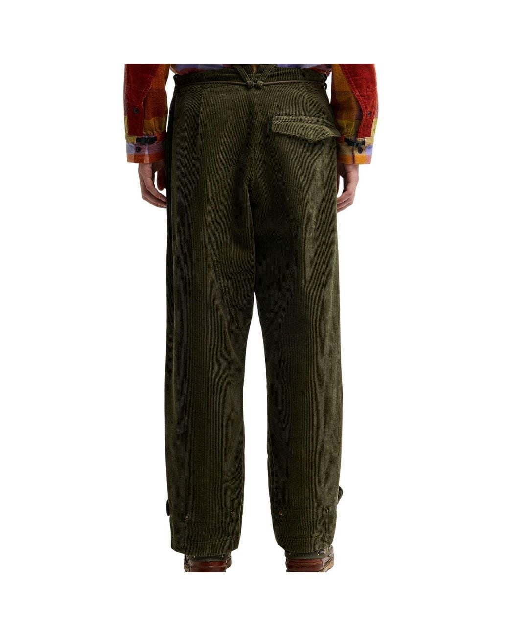 Barbour X Norbit Green Cord Trousers for men