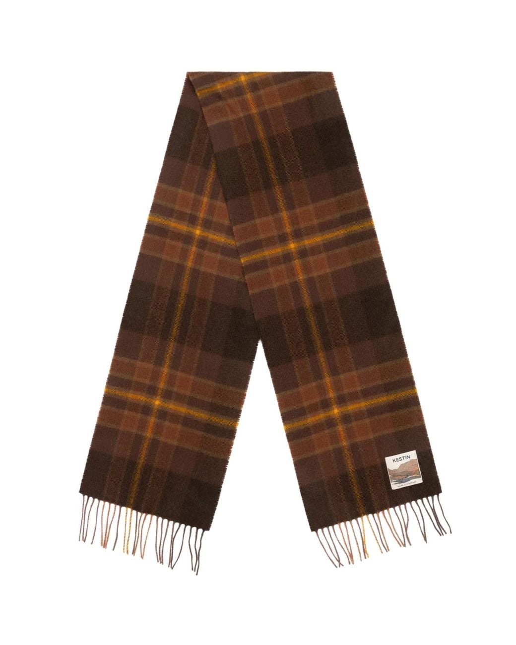 Kestin Brown Gala Scarf for men