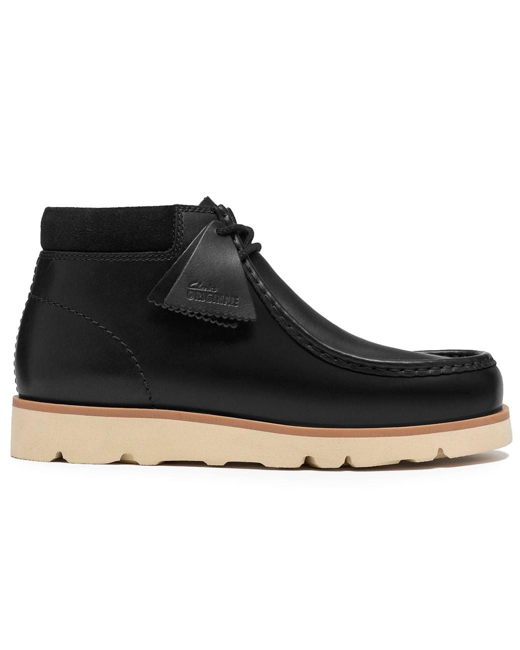 Clarks Black Walla Orkhon Shoes for men