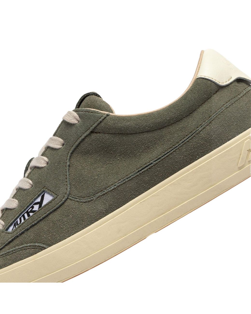 Autry Gray Windscape Low Suede Sneakers for men