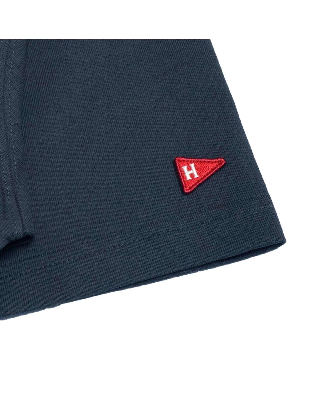 Healthknit Blue Open-End Dry Jersey Crewneck T-Shirt for men