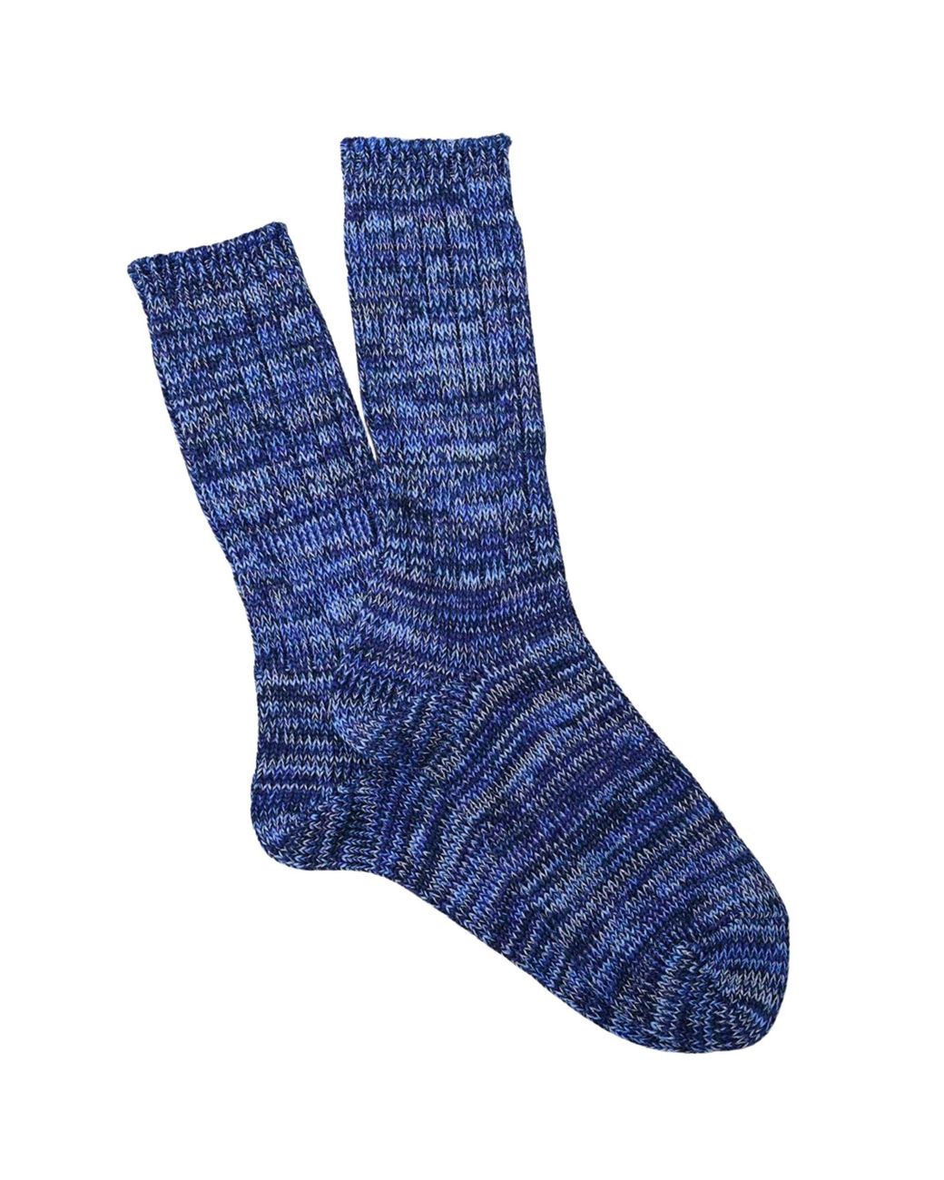 Anonymous Ism Blue 5 Colour Mix Crew Sock for men