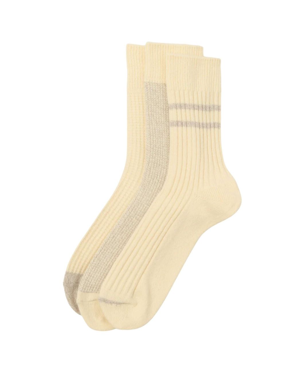 RoToTo Socks Natural Daily 3 Pack Socks for men