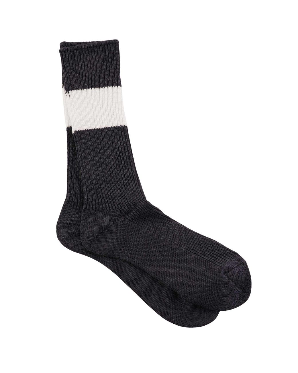 Anonymous Ism Blue Stripe Crew Socks for men
