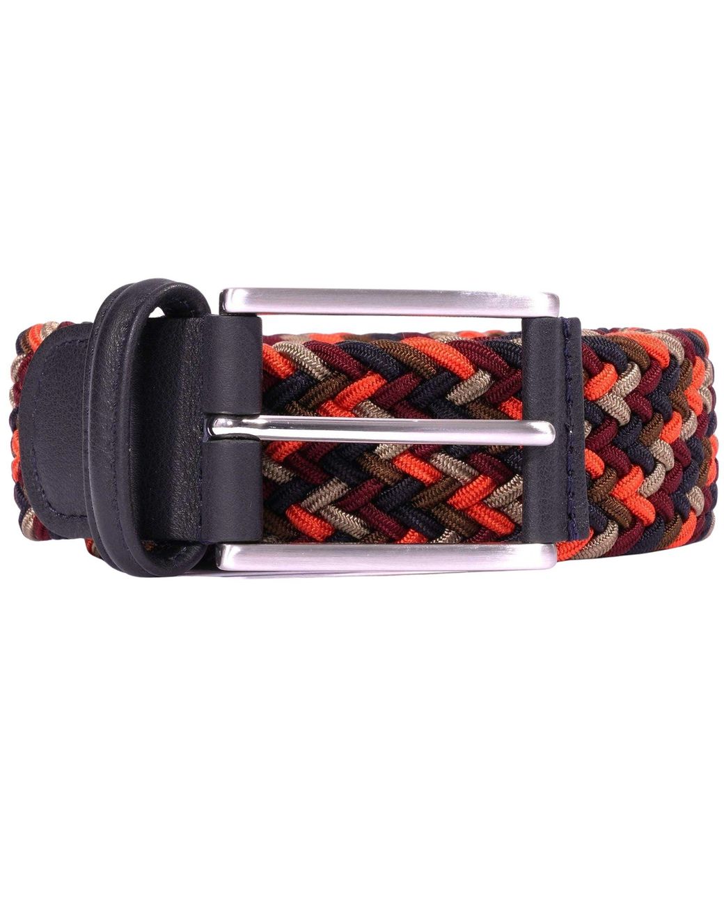 Andersons Red Woven Belt for men
