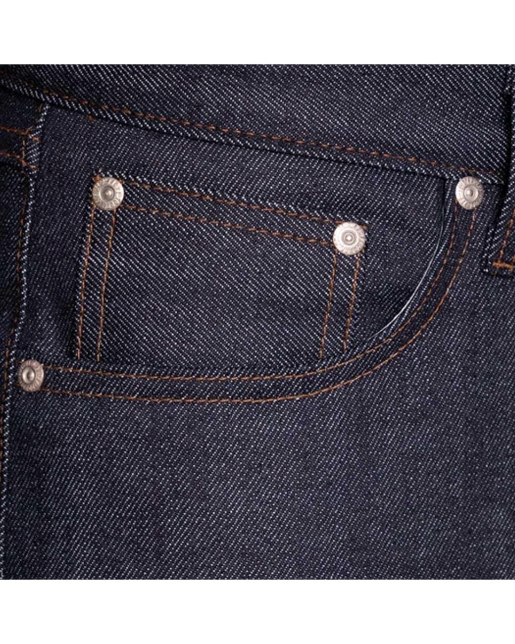 Naked & Famous Black True Guy Stretch Selvedge for men