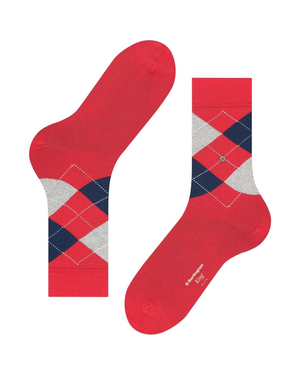 Burlington Red King Socks for men