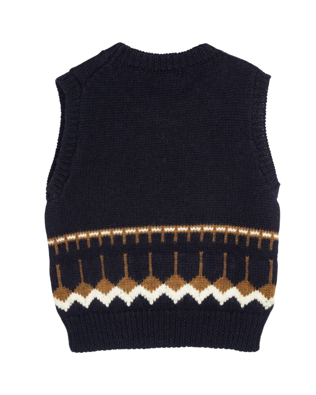 YMC Blue Coda Knit Vest for men